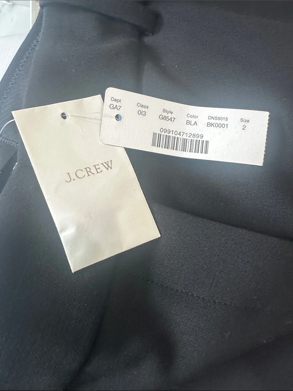 J. Crew clean trousers